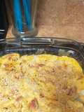Cheesey ham and potato casserole