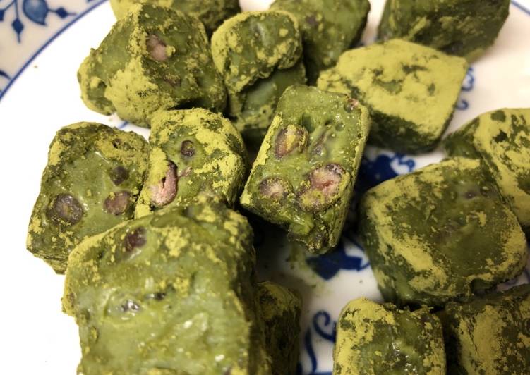 Step-by-Step Guide to Prepare Super Quick Homemade Japanese Matcha and Azuki Beans Soft Chocolate