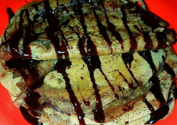 Resep Choco Magma Crepes (Leker Cokelat) 🌰🍫, Enak Banget