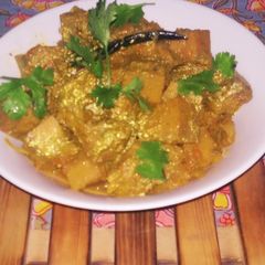 Mint jackfruits Sabji A picture of Mint jackfruits Sabji.