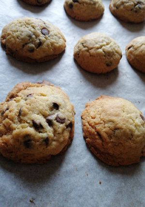 Une photo de Cookies au Pépites de chocolat