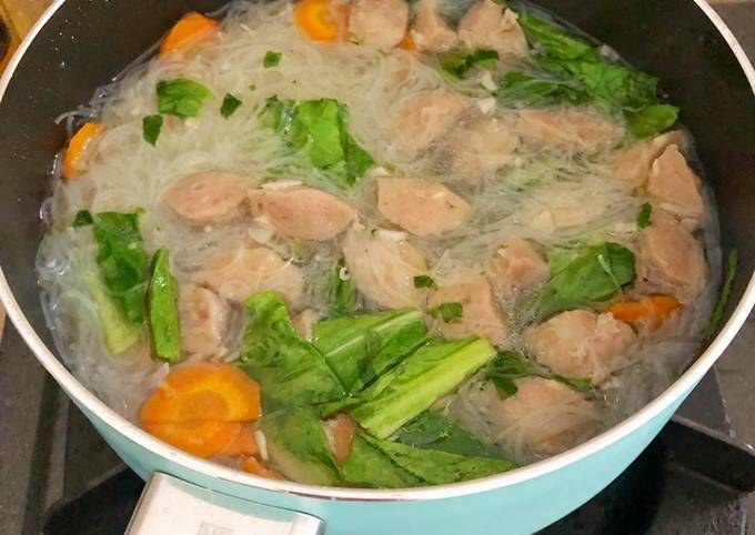 Resep Bihun Bakso Kuah Oleh Dewi Nurfitasari Cookpad