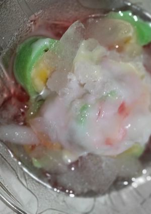 Foto resep Es pisang ijo