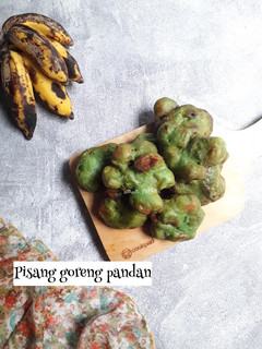 Foto resep Pisang goreng pandan