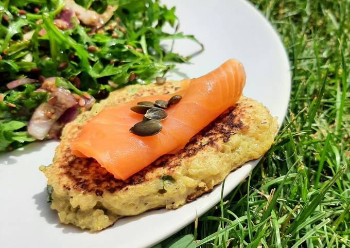 Galettes de quinoa à la menthe