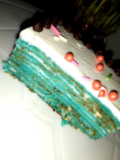 A picture of Malai white choco crepe cake.