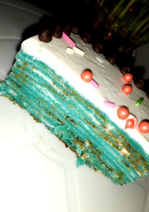 A picture of Malai white choco crepe cake.