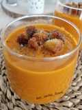 Crema fría de zanahoria y manzana