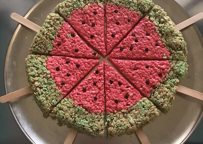 How to Prepare Ultimate Watermelon Rice Krispies 🍉🍉🍉