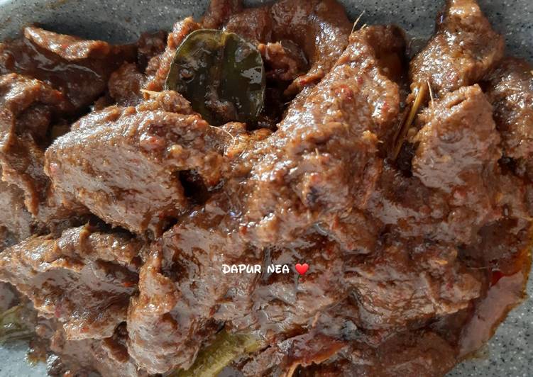 Cara Gampang Menyiapkan Rendang Daging Sapi (Padang) Anti Gagal