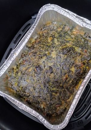 Una foto de Tortilla de acelga en freidora de aire