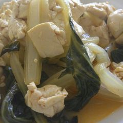A picture of Spicy bok choy.