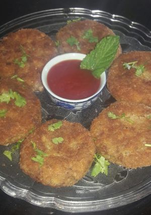 A picture of Crunchy Vegetable Cutlets.
