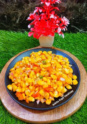 A picture of Corn Chaat.