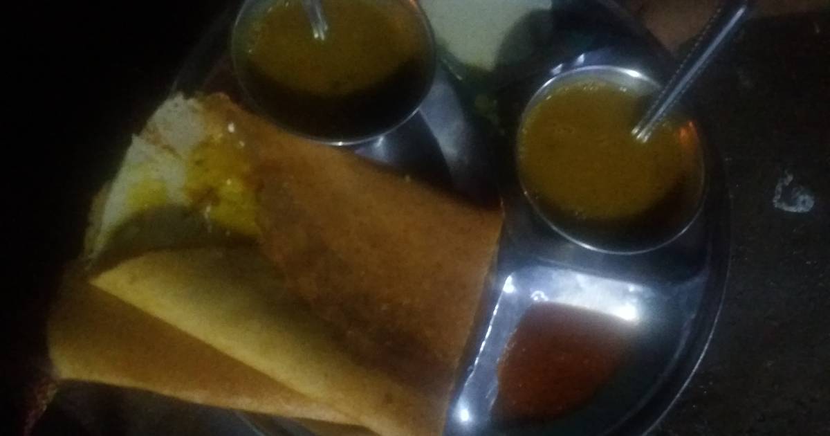 Rice and besan dosa Recipe by pooja Cookpad