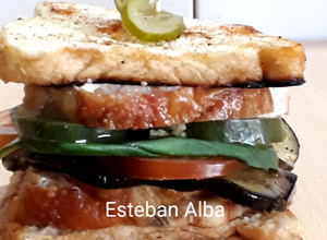 Una foto de Pollo del día anterior hacemos un Sándwich
