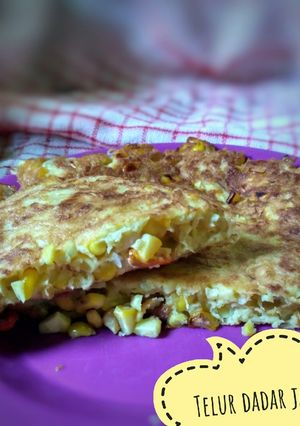 Foto resep Telur dadar jagung simple