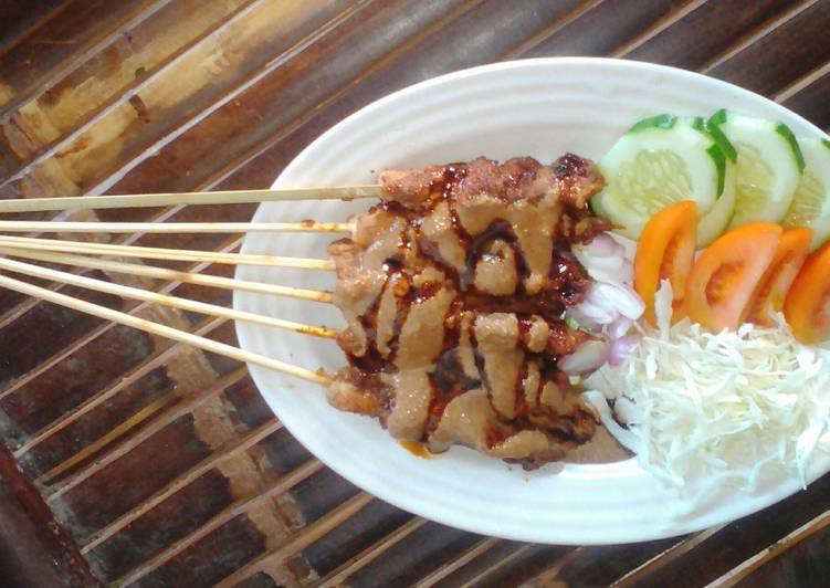 Sate ayam empuk lebih sehat