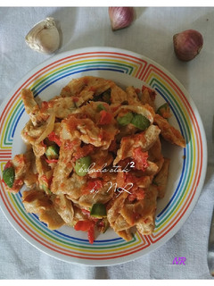 Foto resep Balado otak otak sama petai
