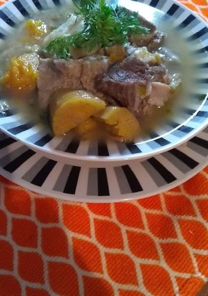 Una foto de Desde el Fogón de la Abuela. Hervido de res, comida típica👩🏻‍🍳
