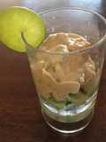 Cocktail de camarones a la criolla *