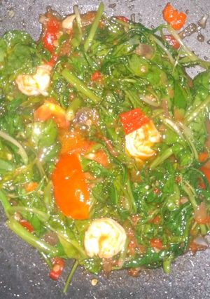 Foto resep Tumis Kangkung Udang 🦐
