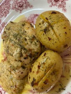 صورة لوصفة صدور الدجاج بالزعتر