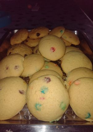 Una foto de Cookies con chips de chocolate y rocklets