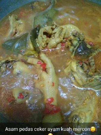 Langkah Mudah untuk Membikin Resep Asam pedas ceker tulang ayam kuah mercon yang Menggugah Selera Anti Ribet, Mantap