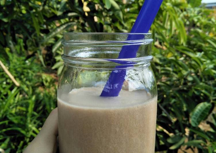 Oat Milo Banana Smoothies