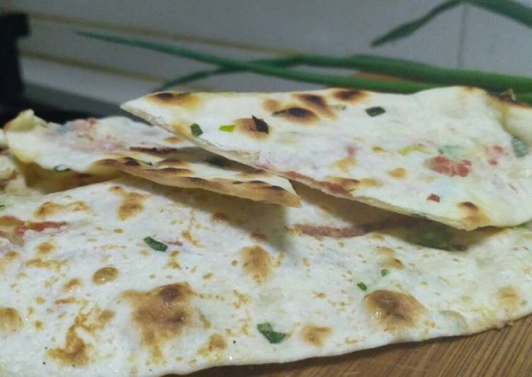 Flat Bread Daun Bawang Teflon