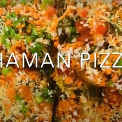 A picture of Dhokla Pizza Recipe.