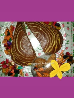 عکسی از دستور کیک زبرا