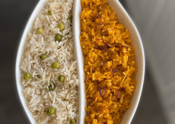 Recipe of Favorite Peas Pilau &amp; Khichuri (rice with red lentils) #myrendangisntcrispy