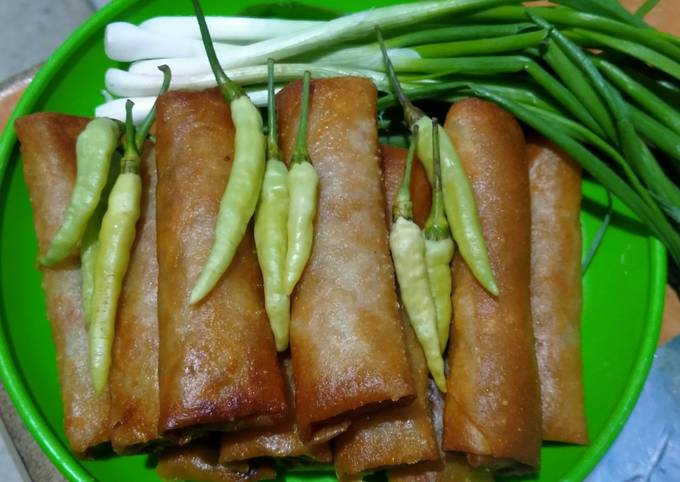 Resep Lumpia Mini Isi Rebung And Wortel Oleh Novie Harvie Cookpad