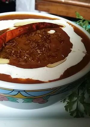 A picture of Daal makhani.