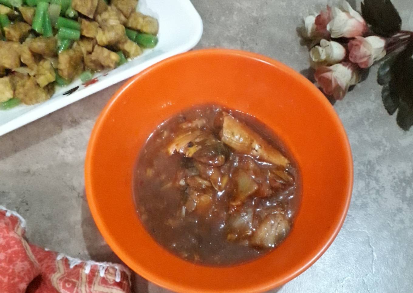 Sarden masak tanpa cabe