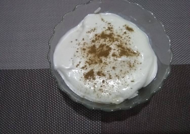 Arroz con leche "merengado"