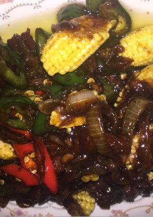 Foto resep Daging sapi lada hitam (beef black paper)