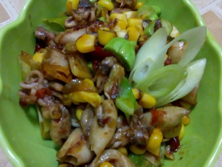Anti Ribet, Bikin Cumi masak jagung pete Gampang