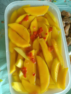 Foto resep Asinan mangga bumbu rujak