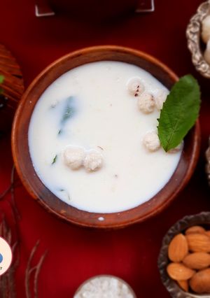 A picture of Panchamrit.