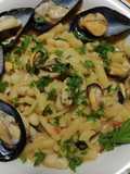 Sbollichini con pasta mista e cozze