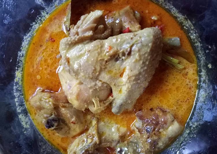 Langkah Mudah untuk Membuat Gulai ayam bumbu kare Lezat