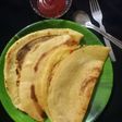 Instant moong dal spring dosa
