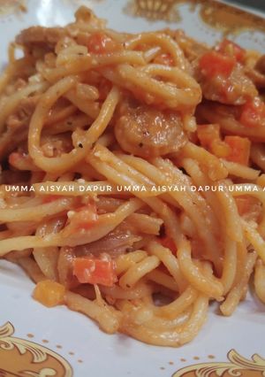 Foto resep Spaghetti cheese bolognese