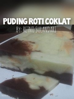 Foto resep ✓ Puding roti coklat