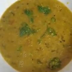 Tri spices moong daal A picture of Tri spices moong daal.