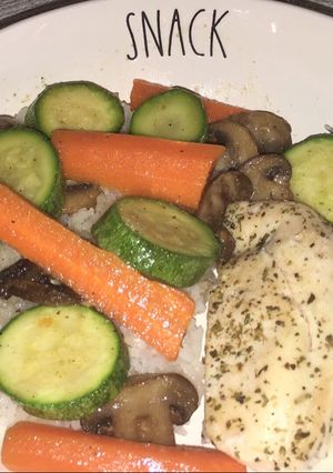 A picture of Baked Chicken & Veggies.