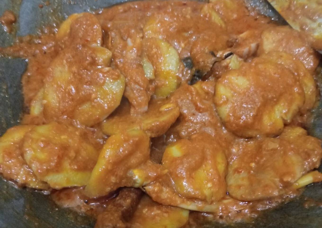 Rendang jengkol/ masak jengkol khas losari